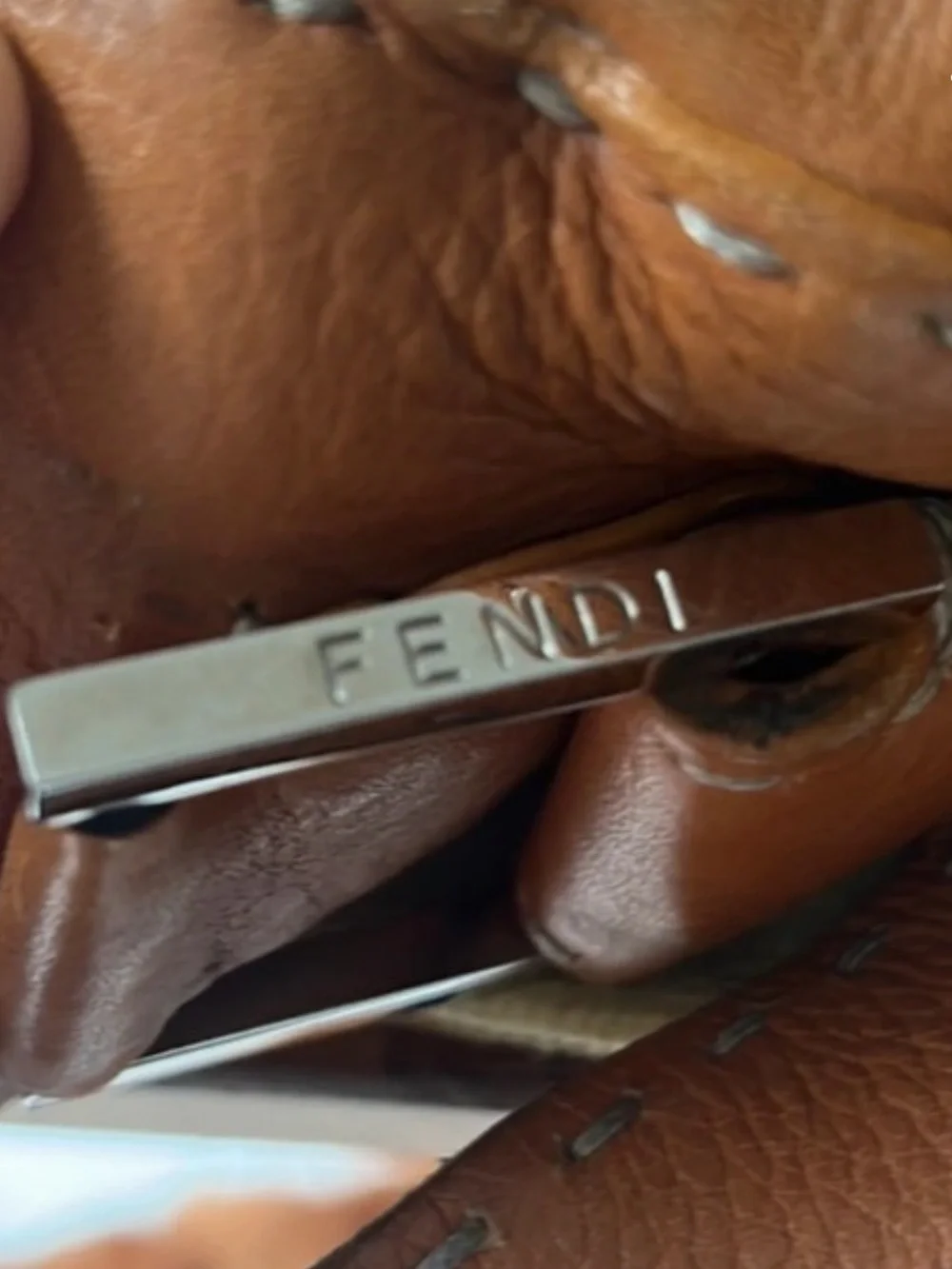 Pre-Owned Authentic Fendi Sellerri Hobo